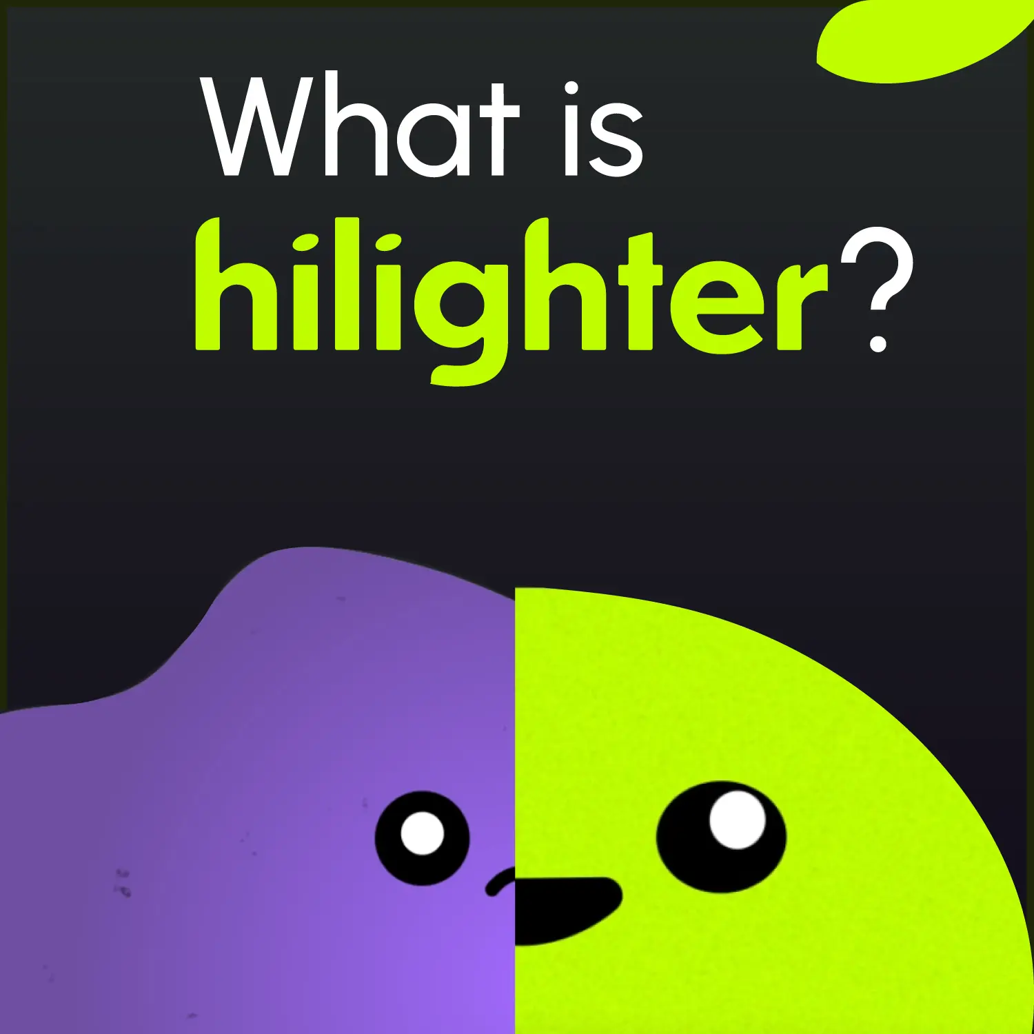 Einminütiges Produktvideo von hilighter abspielen